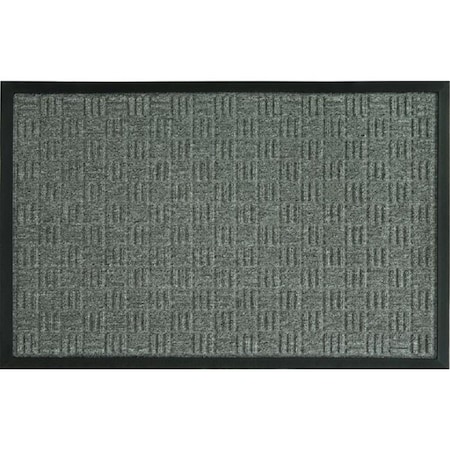 Coolcollectibles 18 x 30 in. Parquet Mat, Gray CO3238284